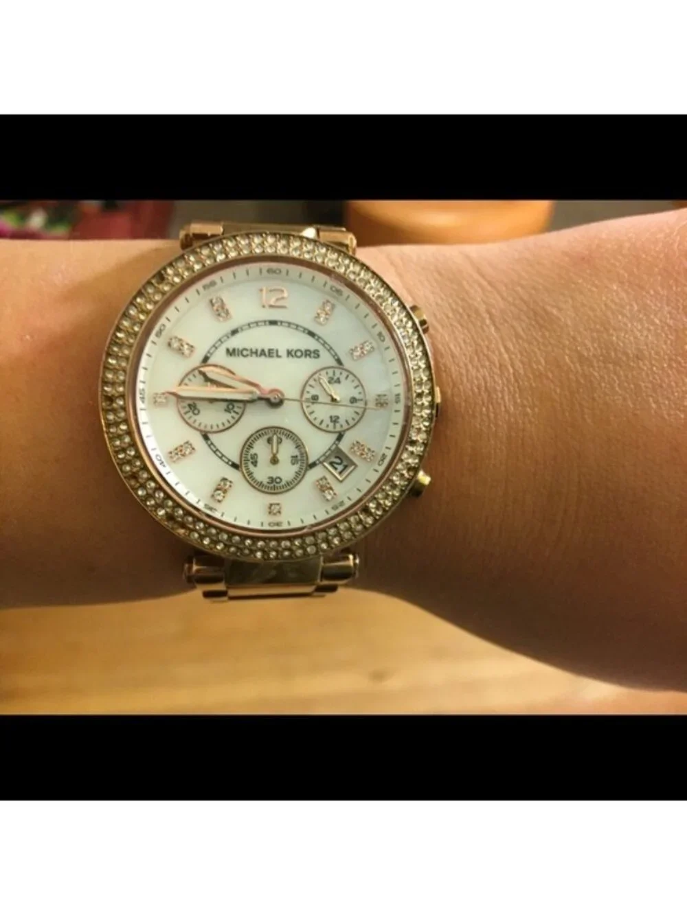 Michael Kors Parker Watch with Glitz
